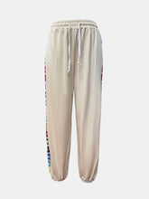 Perfee Drawstring High Waist Pants Tan OutfitFlow
