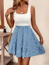 Floral Print Square Neck Summer Dress Floral OutfitFlow