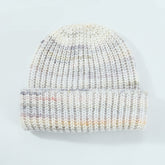 Thermal Contrast Knit Hat Cream One Size OutfitFlow