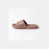 Open Toe Flats Slippers Brown OutfitFlow