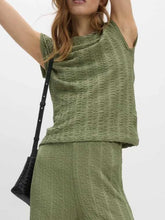 Round Neck Cap Sleeve Top and Pants Set Top OutfitFlow