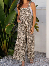 Leopard Bib Wide Leg Jumpsuit Leopard OutfitFlow