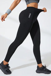 High Waist Active Leggings Black OutfitFlow
