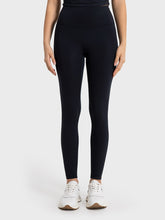 Millennia Wide Waistband Sports Leggings Black OutfitFlow