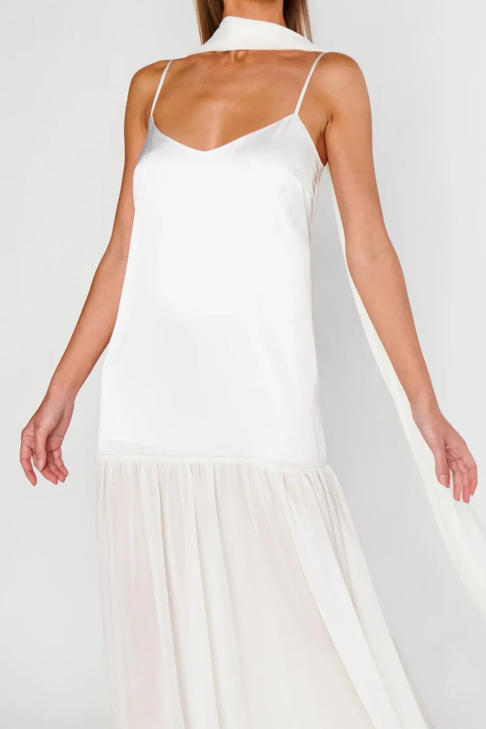 Adjustable Strap Maxi Cami Dress OutfitFlow