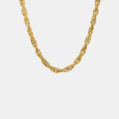 Titanium Steel Chain Necklace OutfitFlow