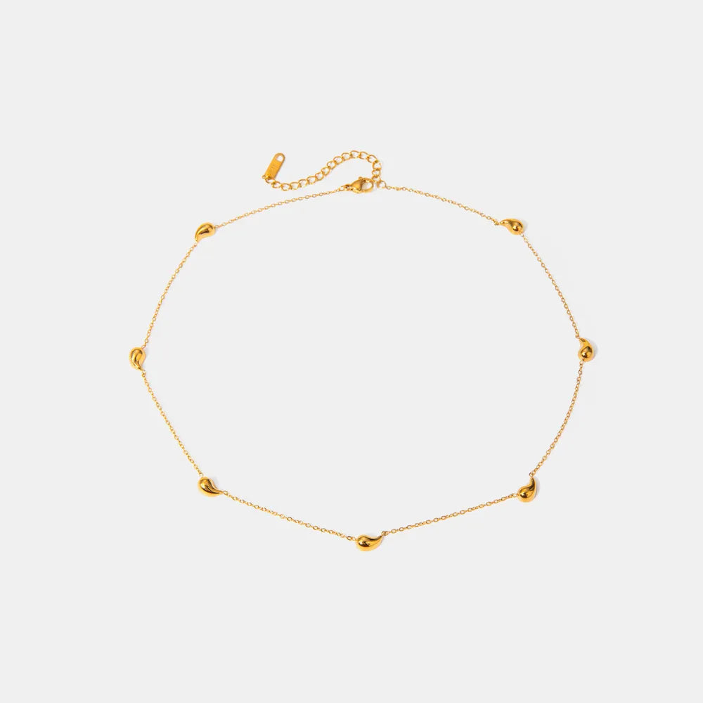 18K Gold-Plated Necklace Gold One Size OutfitFlow