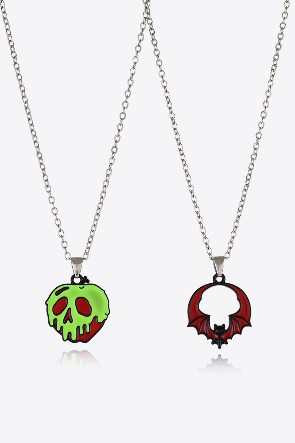 Two-Piece Halloween Theme Necklace Set Style H One Size OutfitFlow