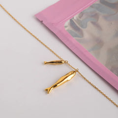 18K Gold-Plated Pendant Necklace OutfitFlow