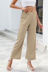 Outfit Flow - Pocketed High Waist Pants