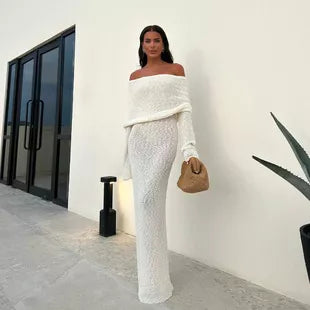 Ribbed Knit Long Sleeve Romper OutfitFlow