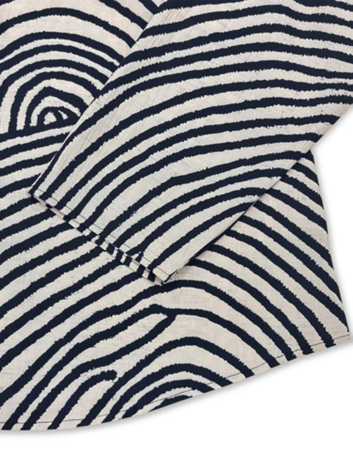 Plus Size Abstract Zebra Print Button-Down Shirt OutfitFlow