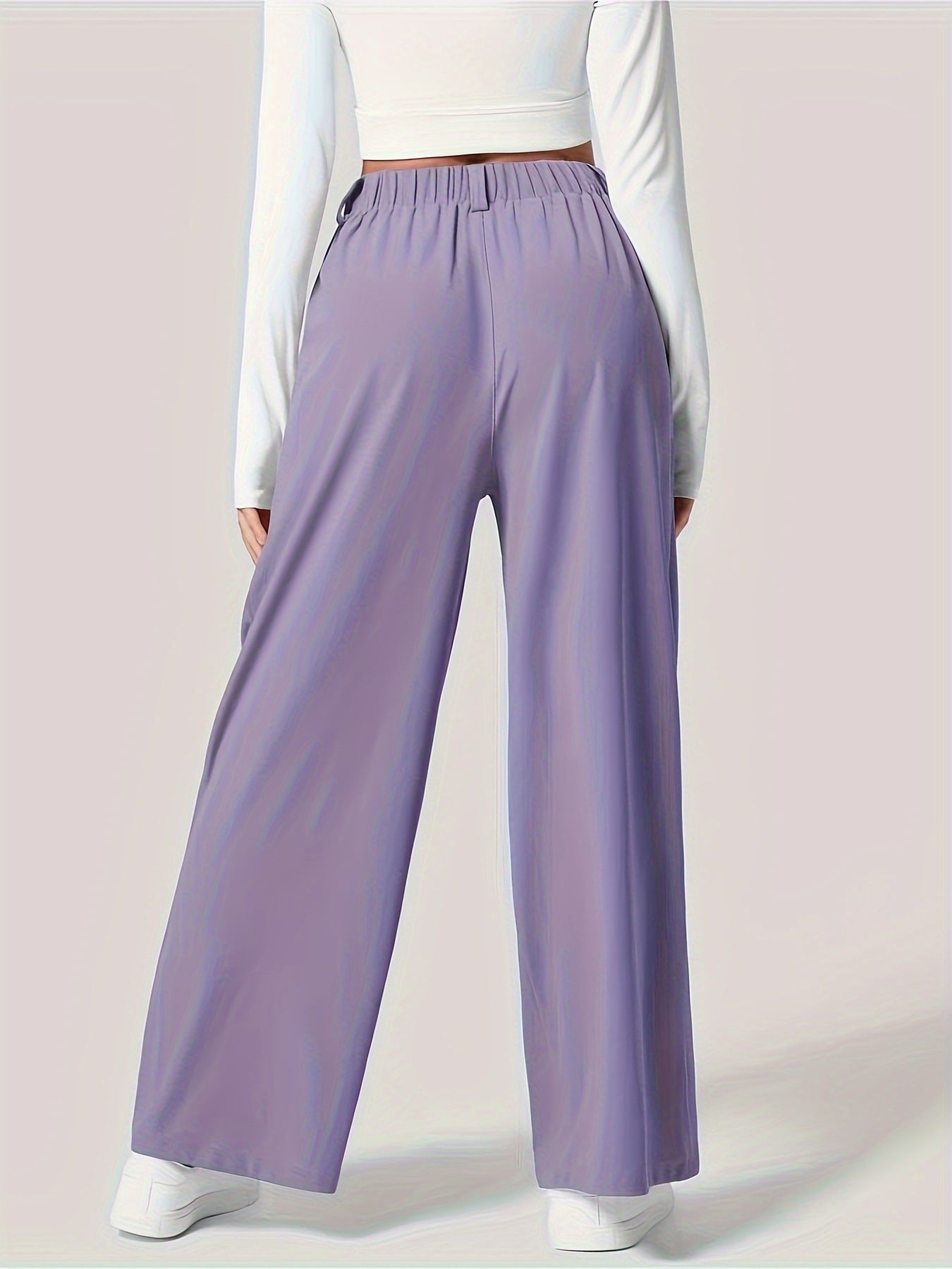 Outfit Flow - Wide Leg Pants with Pockets