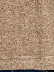 Zenana Brushed Melange Hacci Cropped Sweater OutfitFlow
