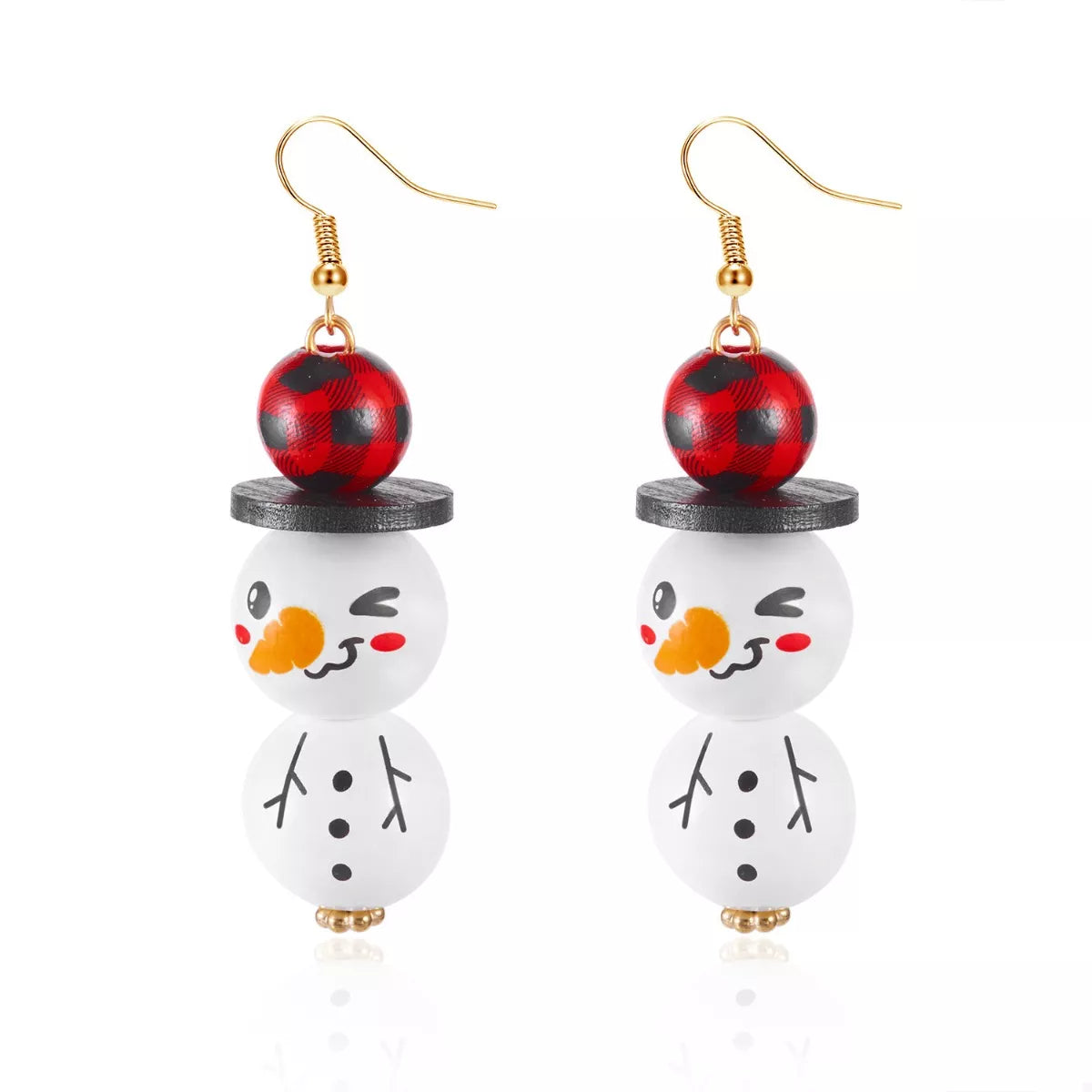 Christmas Snowman Dangle Earrings OutfitFlow