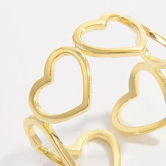 925 Sterling Silver Heart Ring OutfitFlow