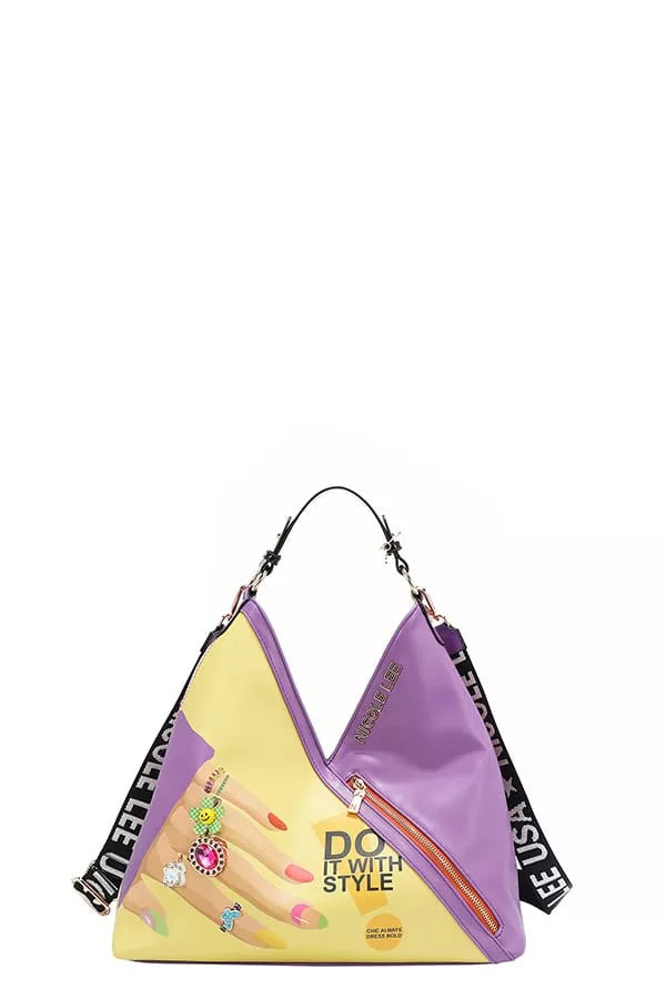 Nicole Lee USA Nail Polish Hobo Bag OutfitFlow