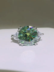 5 Carat Moissanite 925 Sterling Silver Ring OutfitFlow