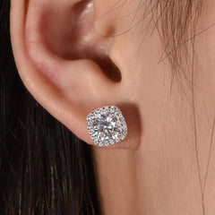 2.4 Carat Moissanite Stud Earrings OutfitFlow