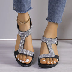 Open Toe Wedge Sandals OutfitFlow