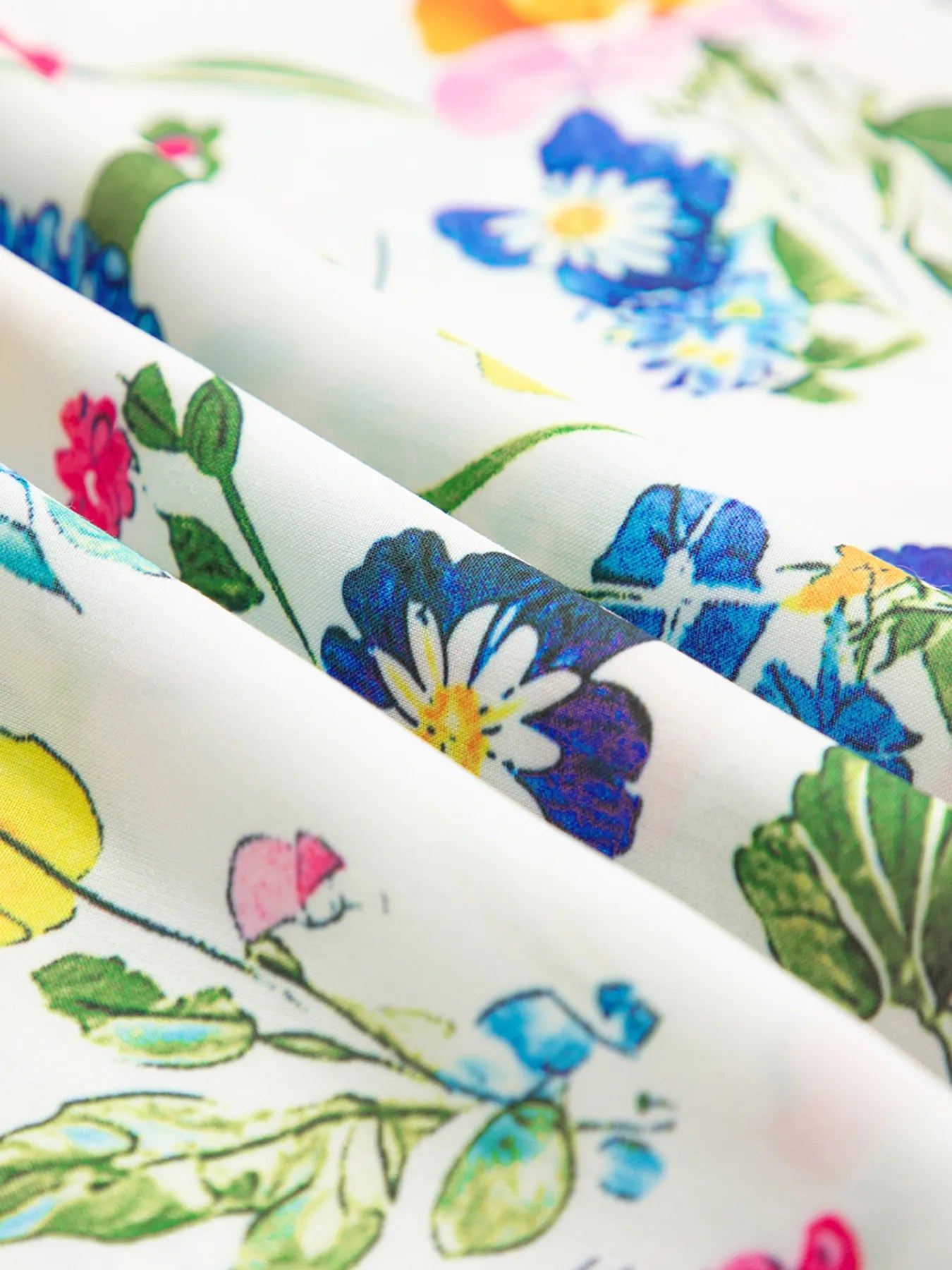 Floral Print Ruffle Layered Short Sleeve Blouse OutfitFlow