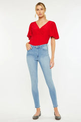 Kancan High Rise Super Skinny Jeans MEDIUM LIGHT OutfitFlow