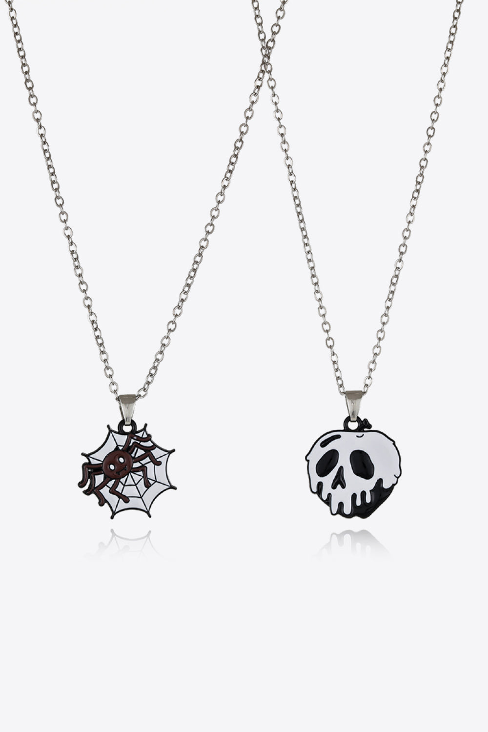 Two-Piece Halloween Theme Necklace Set Style B One Size OutfitFlow