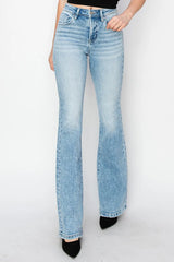 RISEN High Rise Bootcut Jeans OutfitFlow