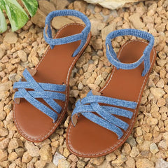 Open Toe Flats Sandals OutfitFlow