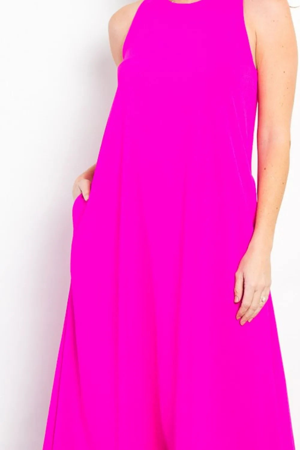 Be Stage Midi Tank Dress with Pockets OutfitFlow