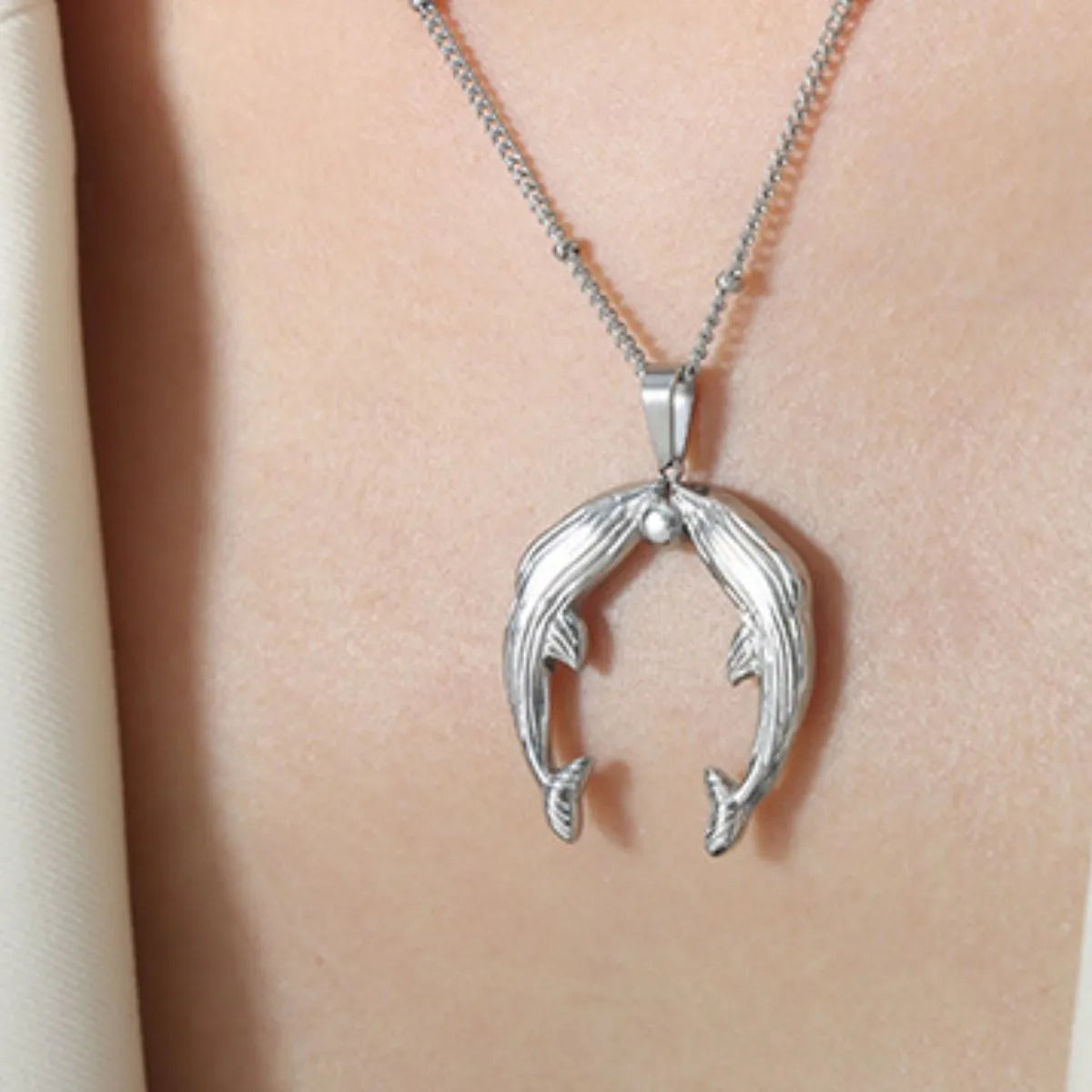 Gold Horseshoe Jewelry Set with Necklace and Earrings OutfitFlow
