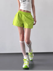 Elastic Waist Active Shorts OutfitFlow