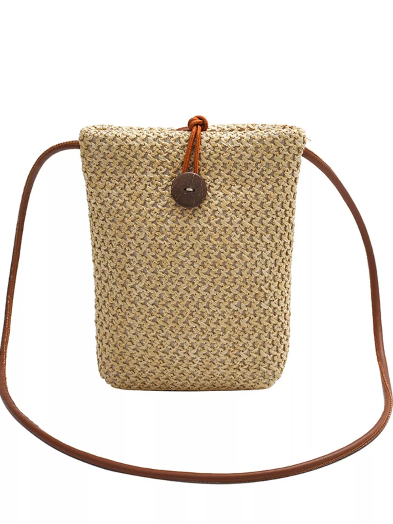 Straw Woven Crossbody Bag OutfitFlow