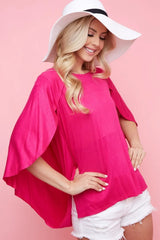 BiBi Fold Over Back Detailed Top OutfitFlow