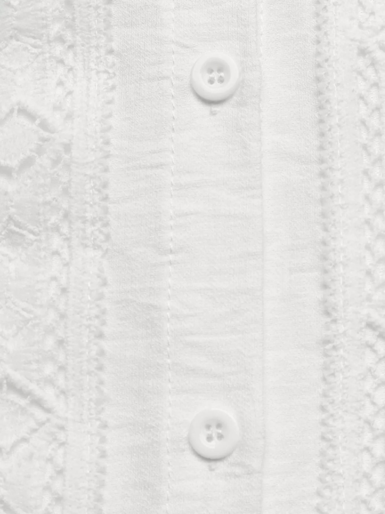 Lace Trim Long Sleeve Shirt OutfitFlow