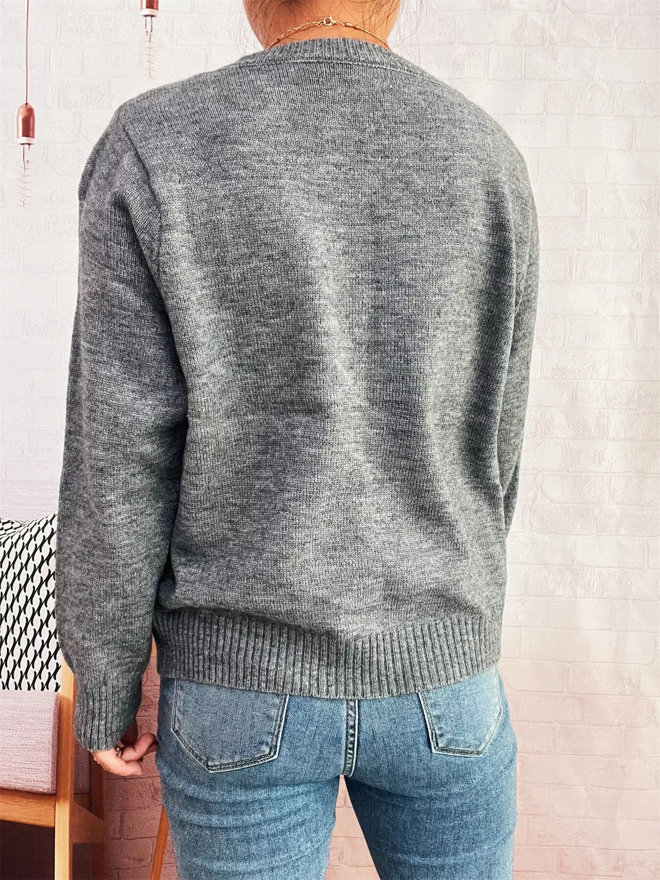Floral Ribbed Hem Tie Front Cardigan OutfitFlow