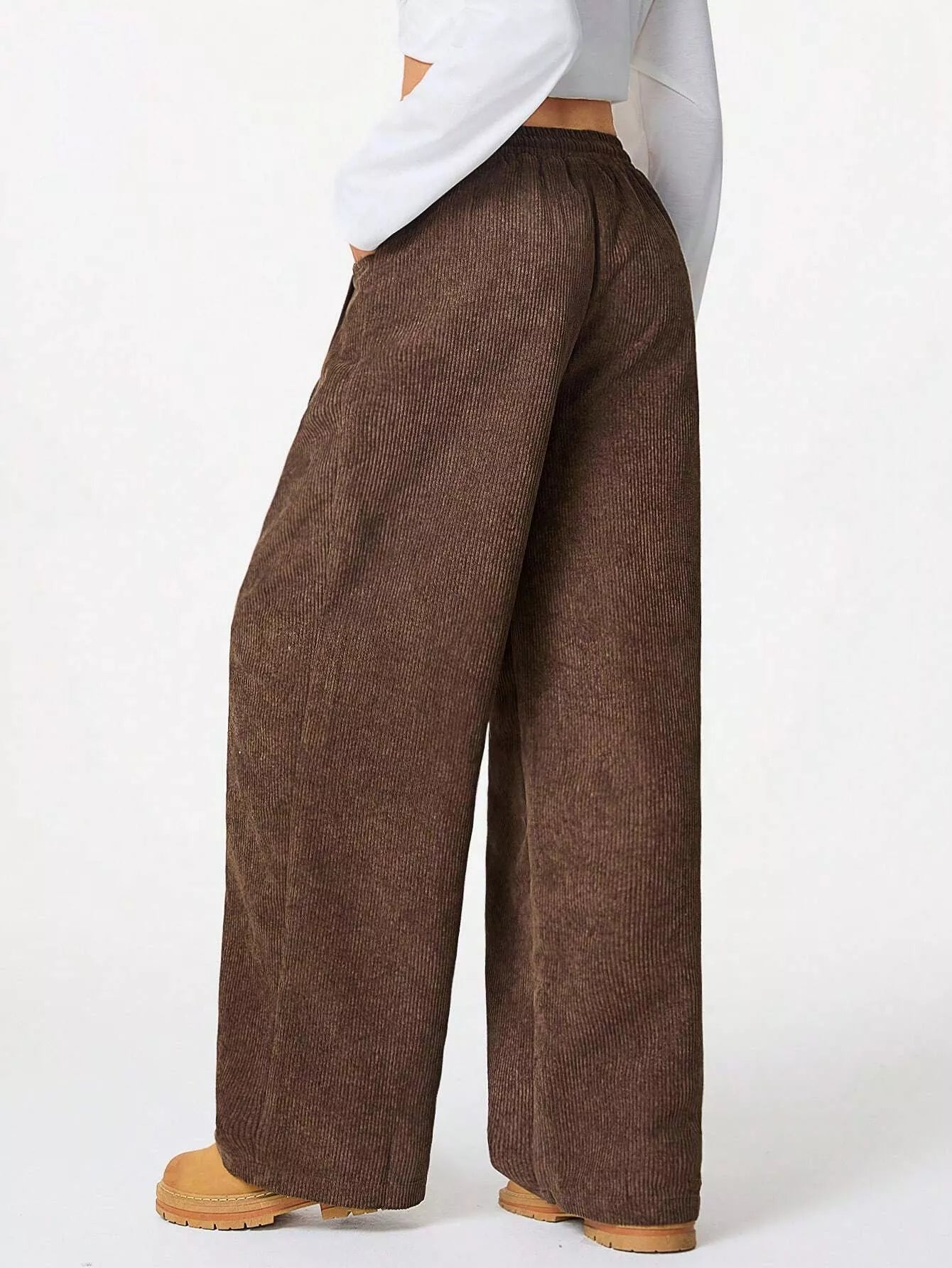 Corduroy Wide Leg Pants OutfitFlow