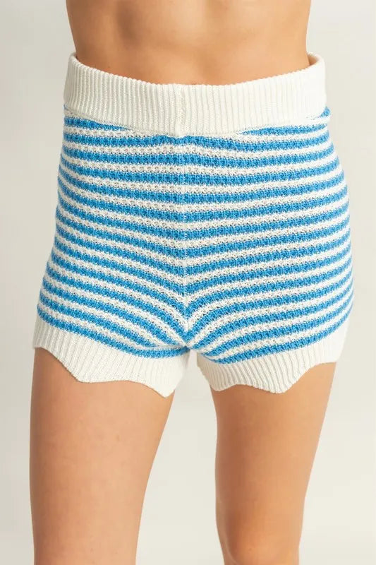 HYFVE Striped Cropped Tank and Shorts Set OutfitFlow