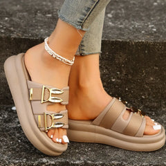 Open Toe Platform Sandals OutfitFlow