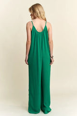 ADORA Wide Leg Casual Cami Jumpsuit OutfitFlow