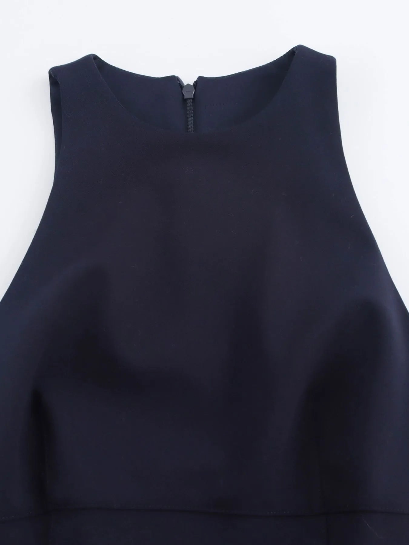 Sleeveless Halter Neck Mini Dress OutfitFlow