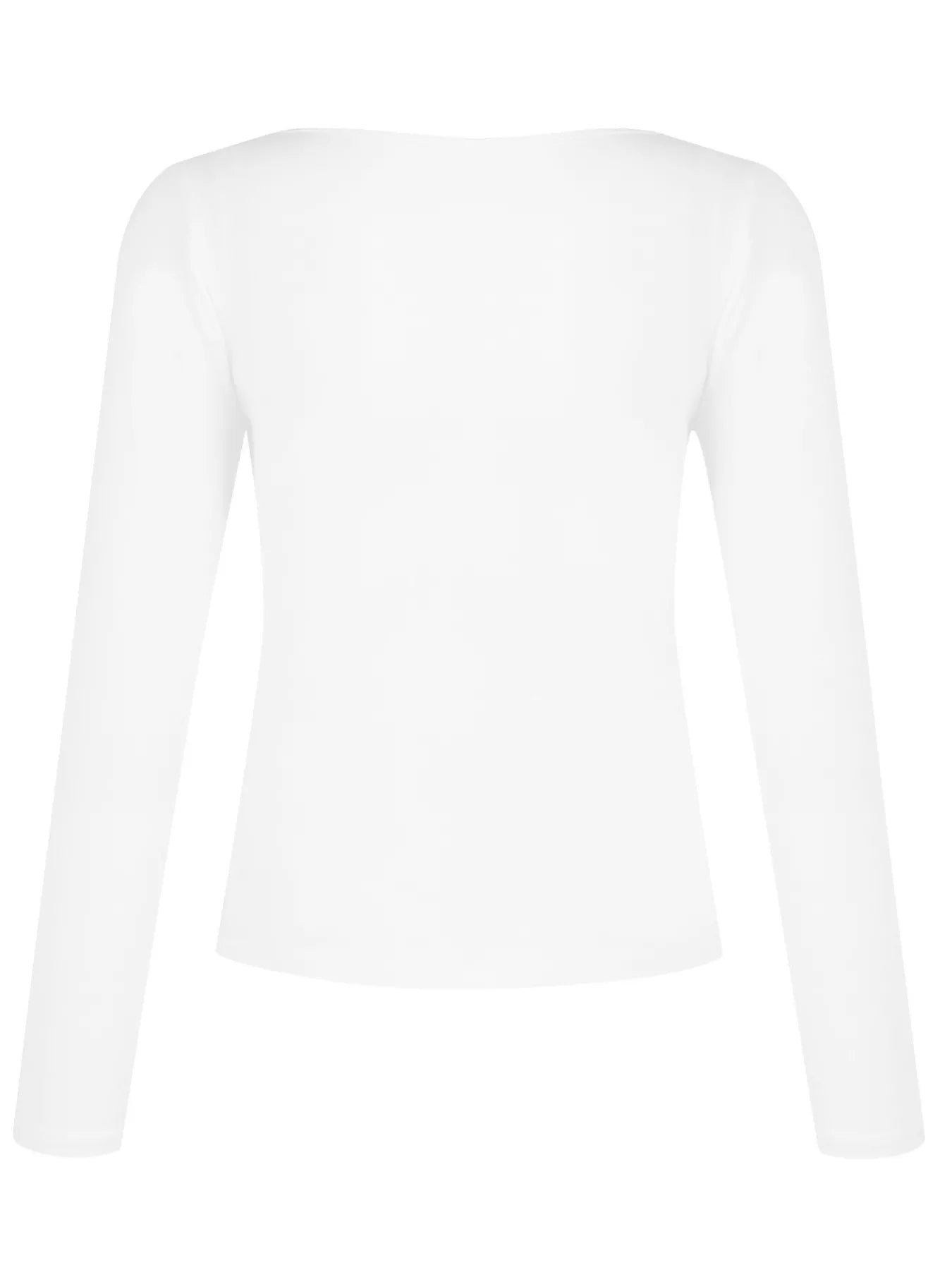 Full Size Slim Fit V-Neck Long Sleeve T-Shirt Plus Size Trendsi