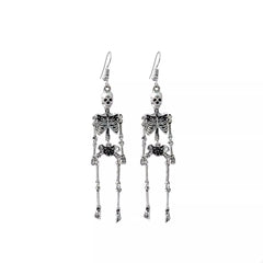 Halloween Skeleton Dangle Earrings OutfitFlow
