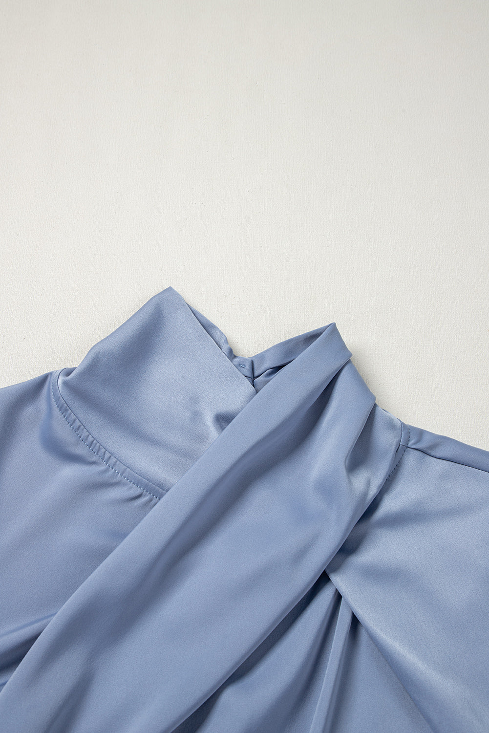 Cutout Turtleneck Long Sleeve Blouse OutfitFlow