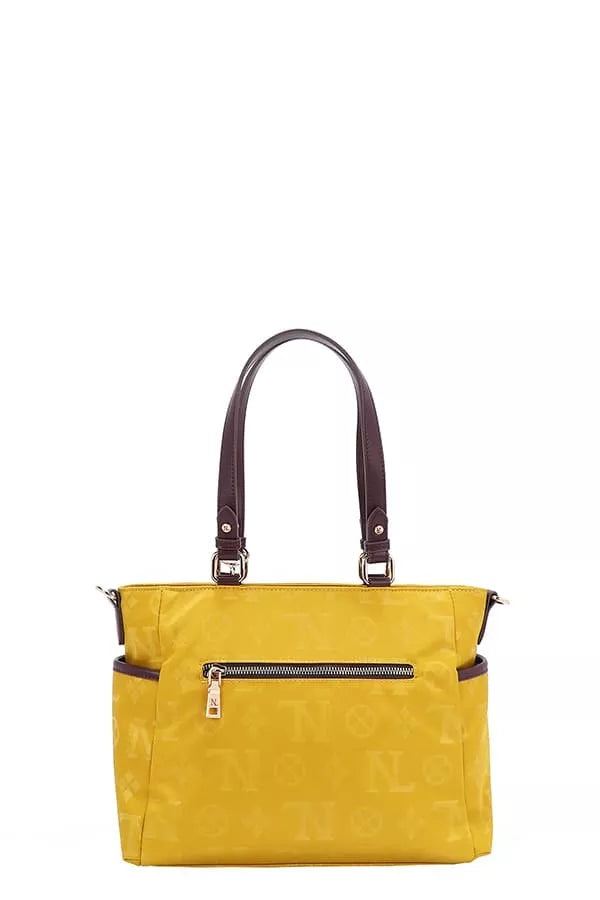 Nicole Lee USA Multi-Compartment Convertible Tote Bag Trendsi