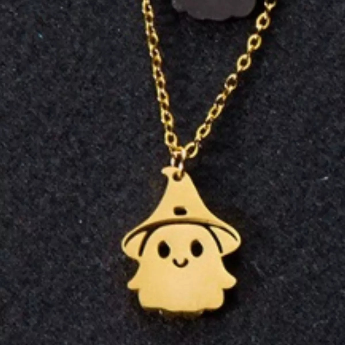 Halloween Ghost Pendant Necklace OutfitFlow
