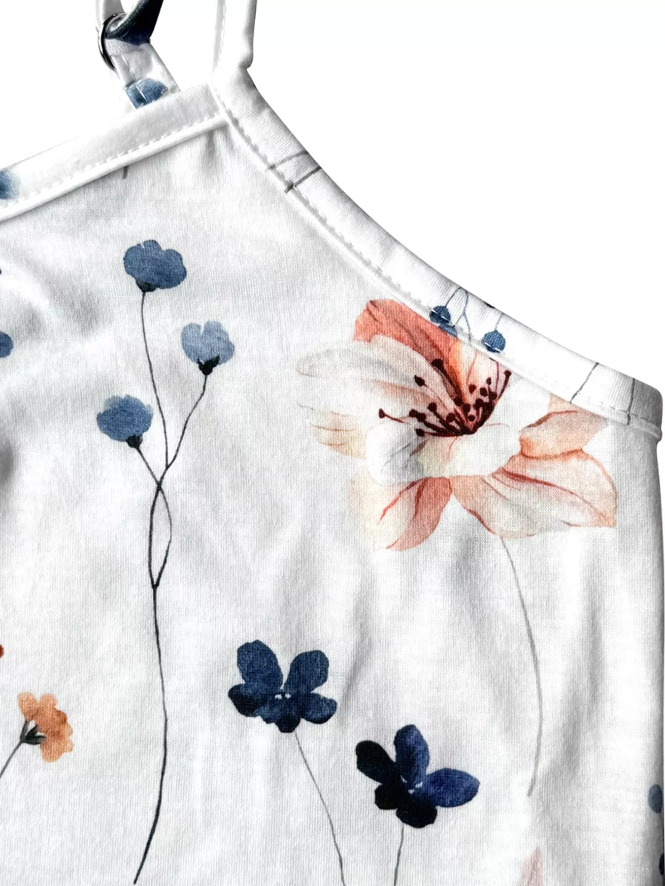 Floral Print Spaghetti Strap Casual Jumpsuit Trendsi