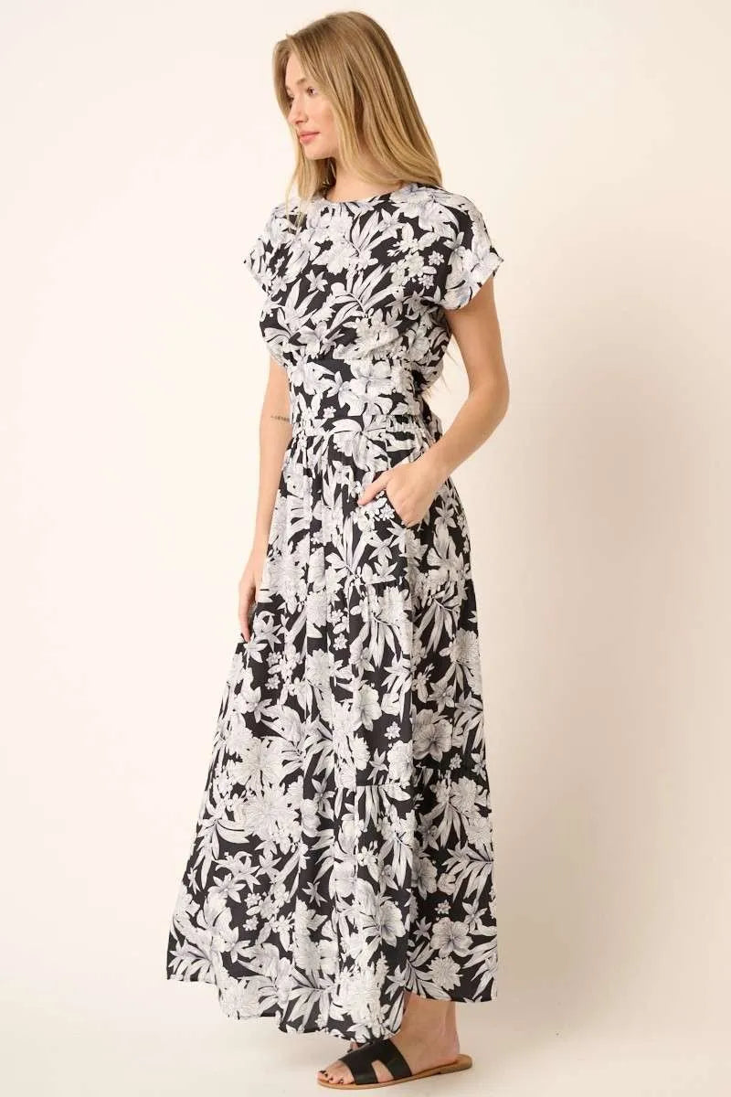 Mittoshop Tropical Print Top and Skirt Set OutfitFlow