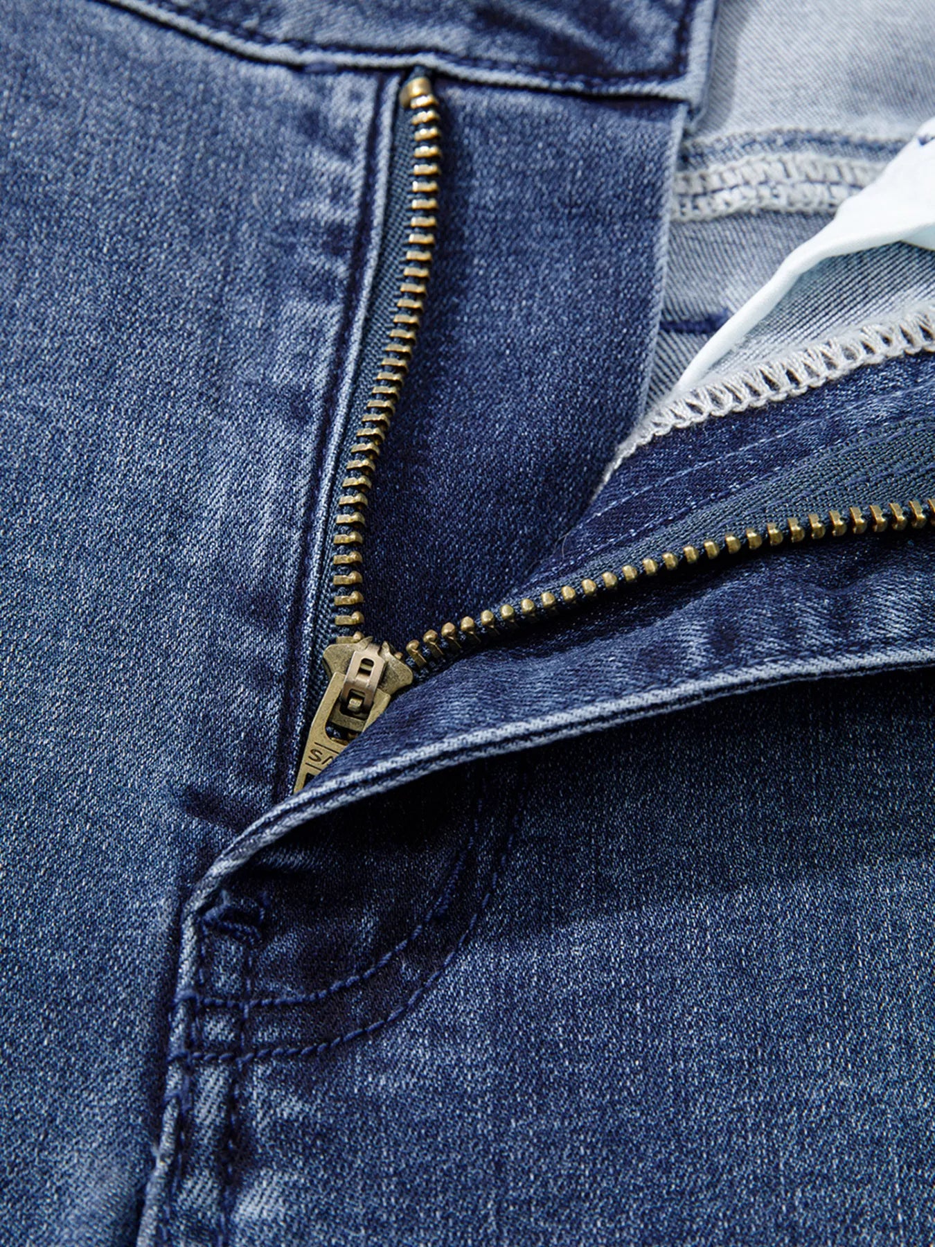High Waist Button Zip Flare Leg Jeans OutfitFlow