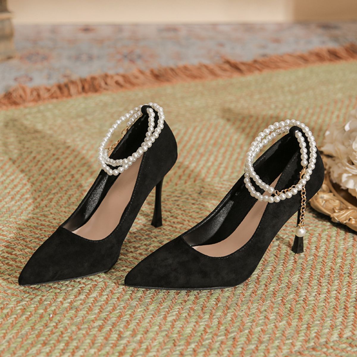Point Toe High Heel Pumps OutfitFlow